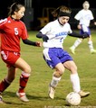 Highlight for Album: Bandera Lady Bulldogs vs. New Braunfels Canyon - Feb. 2, 2007